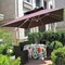 Outdoor and Indoor Spill Proof Waterproof Tablecloth,Vintage Floral Design Patio Fabric Table Cover,Home Dinner Décor Wrinkle Free Table Cloths(60" Round no Zipper and Hole)